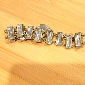 Gold and CZ Bracelet